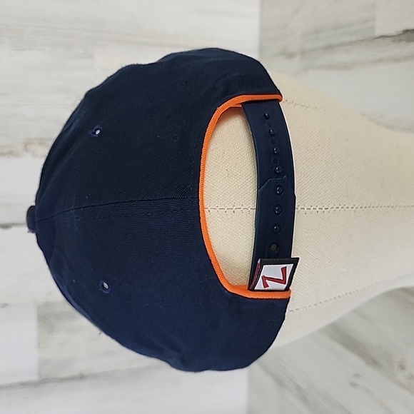 Zephyr University of Illinois Fighting Illini blue orange baseball hat cap FLAW - Picture 4 of 9